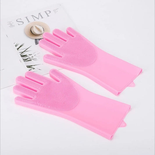 Bath Brush Massage Gloves